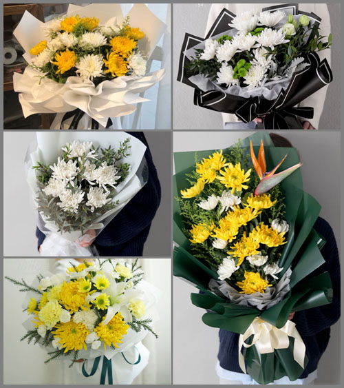 广东梅州市丰顺县八乡山镇尖山村白事花束代送